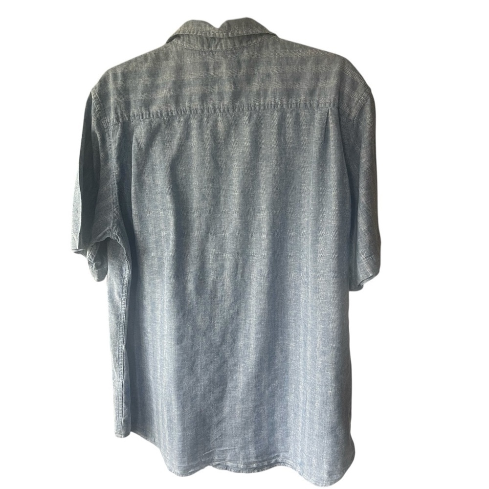 Weatherproof Vintage set of 2 Men’s Washable Linen SS Button Down Shirts, XL - Picture 8 of 14